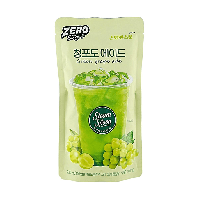 무설탕 청포도 에이드, 7.78 fl oz【0 설탕·10kcal】