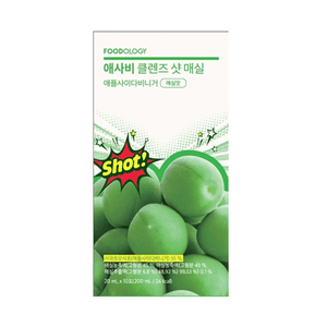 【台湾(中国)直邮】韓国 FOODOLOGY 青梅濃縮飲料 20ml×10包