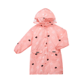 MIKIHOUSE||便携式带书包位儿童雨衣||粉色 M(100-110cm)