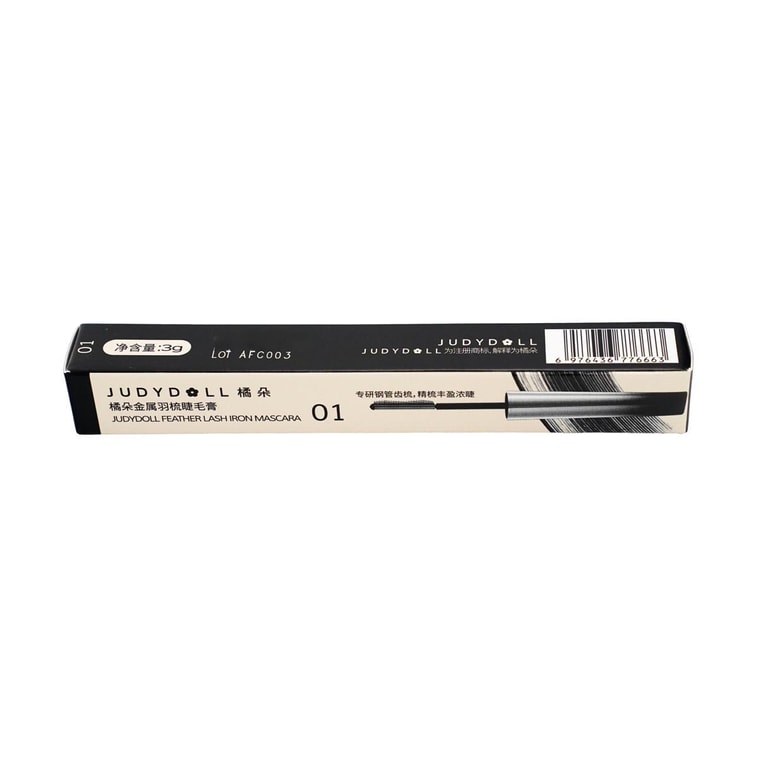 Feather Lash Iron Mascara, 0.11 oz. #01 Black - 12HR Smudge-Proof & Clump-Free | 3-in-1 Lash Primer + Volumizing + Seale 15