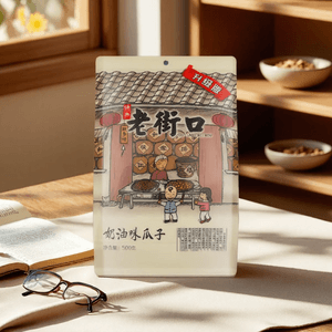 老街口 奶油味瓜子 大粒葵花籽炒货 500g