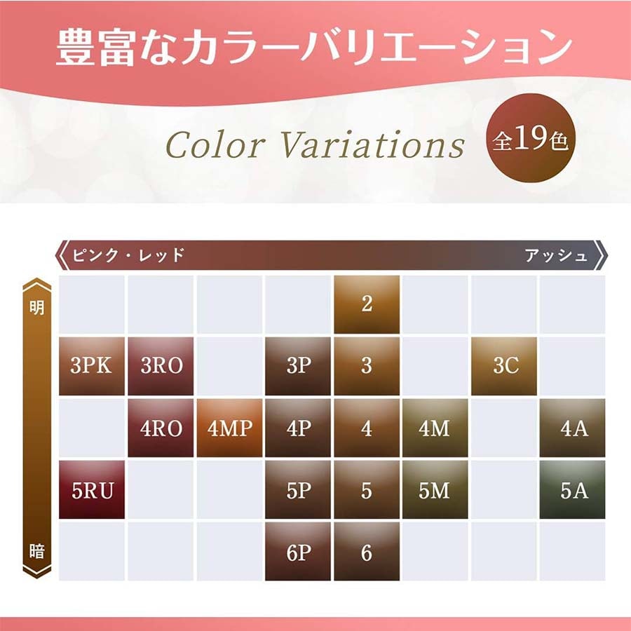 【Expédition directe du Japon】 HOYU Japon CIELO EX Coloration capillaire Végétale pour cheveux gris Crème colorante à pression N°3 Brun clair brillant 80g