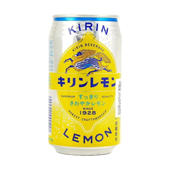 日本KIRIN麒麟 檸檬汽水 350ml【清爽解膩】