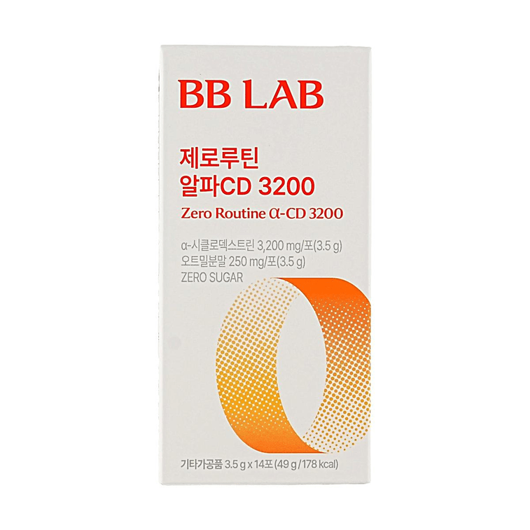 韩国BB LAB 零负担Alpha-CD 3200 控糖减脂 阻断淀粉吸收 3.5g*14条 3
