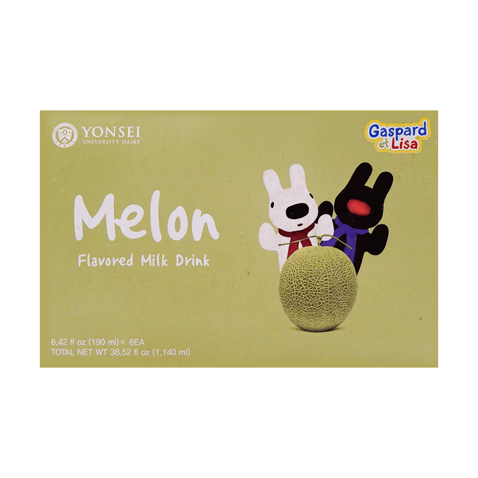 Melon Flavored Milk Drink 6*190ml