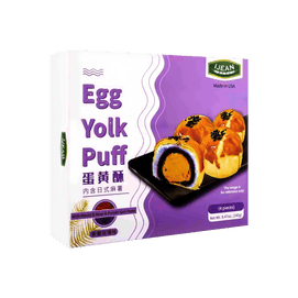 Egg Yolk Puff (with Mochi) Rose& Purple Yam 8.47oz