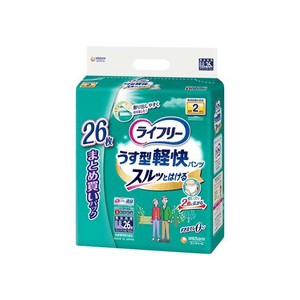 【日本直郵】 日本 尤妮佳 成人紙尿褲 26片 LL碼 加重腰部設計走路更輕鬆男女通用漏尿產後用吸收好
