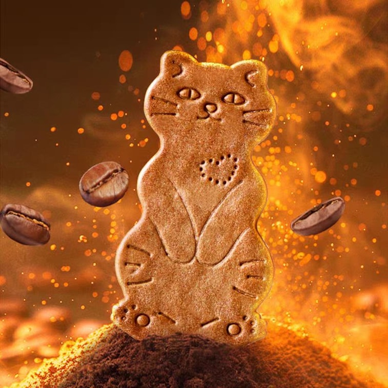 Product Detail - Butter coffee Cat Cheese Cookies 80g*1 box - image3
