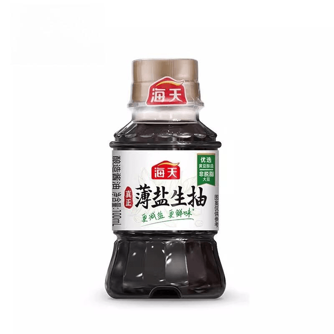 海天 薄盐生抽凉拌家用酿造酱油调味品小瓶装100g*1瓶