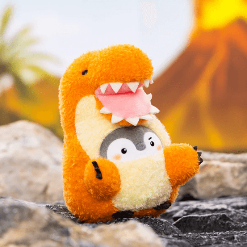 日本直送】日本製 ポジティブエナジーペンギン ティラノサウルスに変身