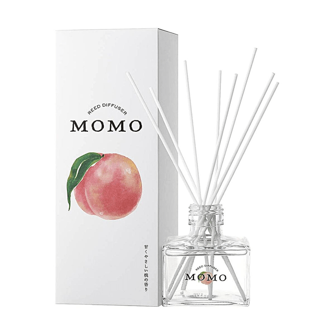 日本DAILY AROMA 蜜桃藤條香薰 120ML 【清新桃香】【持久擴香】
