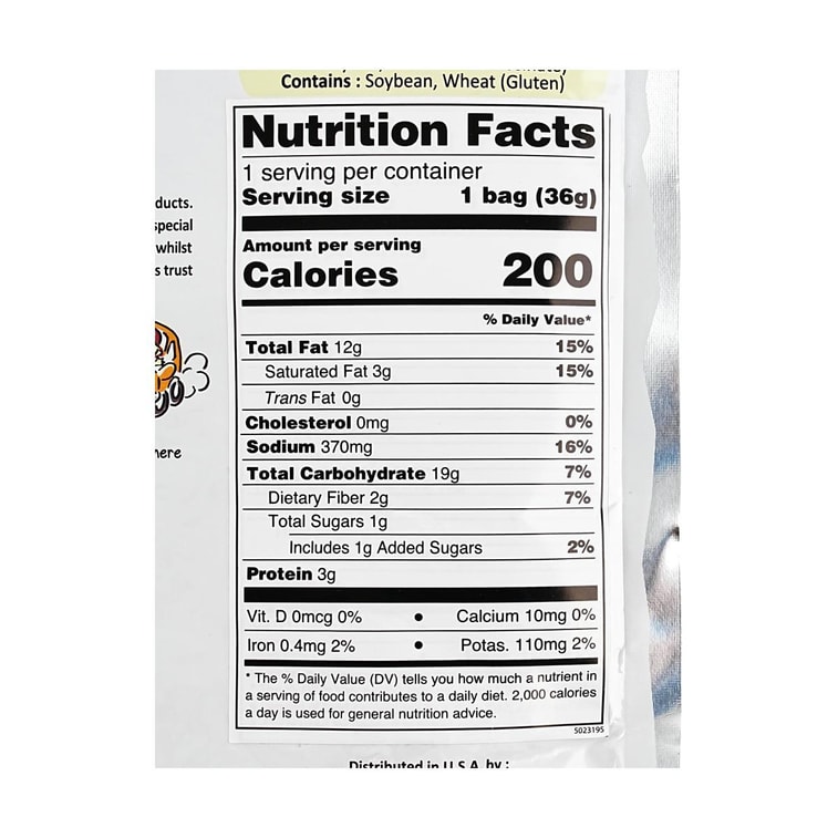 泰国小老板 天妇罗海苔脆 辣味 36g【网红零食】 6