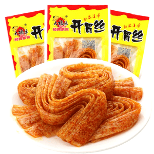 Appetizer Silk Spicy Strip Spicy Slices Spicy Roll 80s Classic Nostalgic Snack Spicy Strip 15g * 5 Pack