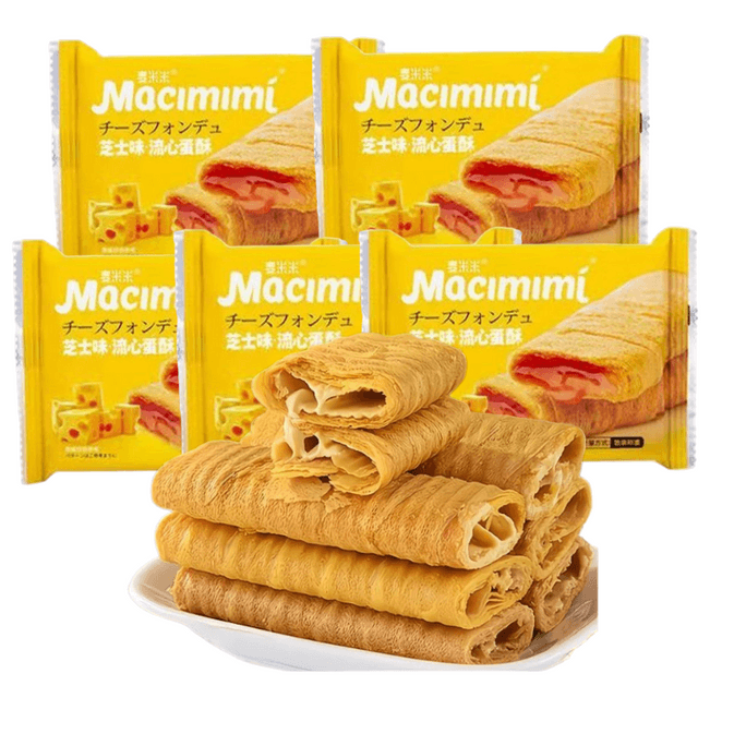 【中国直送】マイミミ 溶岩卵ペストリー チーズ風味 30g×5パック