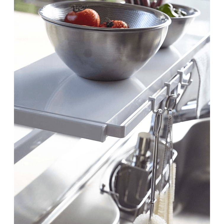 야마자키 홈 확장형 카운터탑 선반 (일본) - 스틸, 화이트, 1개 7