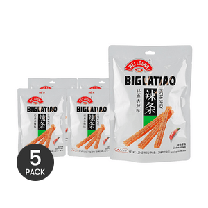 ビッグラティアオ ホット＆スパイシーフレーバー 5.29 oz *5【5パック】