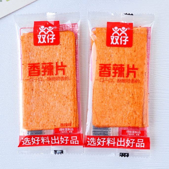 中國 直郵 雙仔網紅大辣片湖南特產 80g*2袋