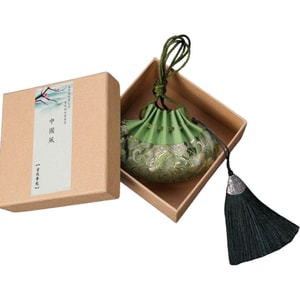 Loong Boat Festival sachet antique Han suit carry on purse Cornus wormwood mosquito repellent sachet (green+pink) 2 * packs