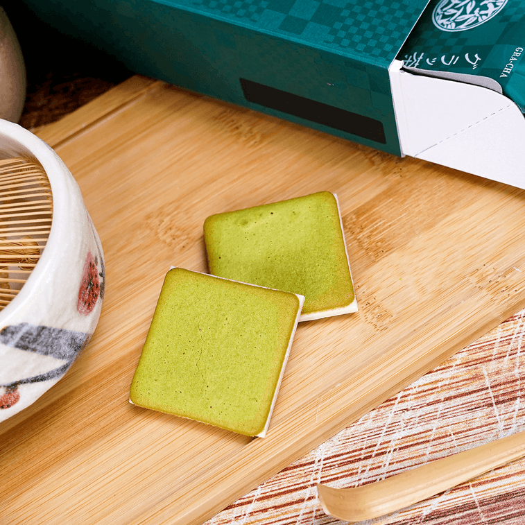 Kyoto Italian Style Sandwich Cookie Bisuits Matcha Flavor 9pcs 5