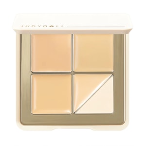 【香港直邮】 JUDYDOLL橘朵 明星单品 云柔无痕五色遮瑕盘6g #01浅肤色 滋润扒脸不卡纹黑眼圈痘印遮瑕高光修容一体盘