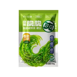 Low-fat Wakame Shredded Small Package Ready-to-eat Chinese Seaweed Shredded Japanese Breakfast Salad [sweet And Sour Flavor] 60g*3 pack