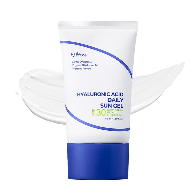 【美國直郵】韓國 Isntree 玻尿酸每日防曬凝膠 30 50ml