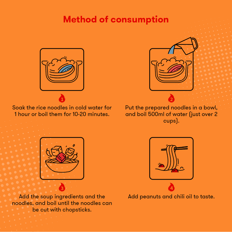 【실속형 패키지】뤄쓰펀 강달팽이 쌀국수 - 10개입* 270g 6