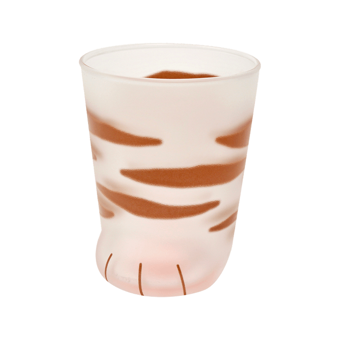 ISHIZUKA GLASS||ADERIA coconeco 創作猫爪グラスカップ||タイガーキャット 230ml