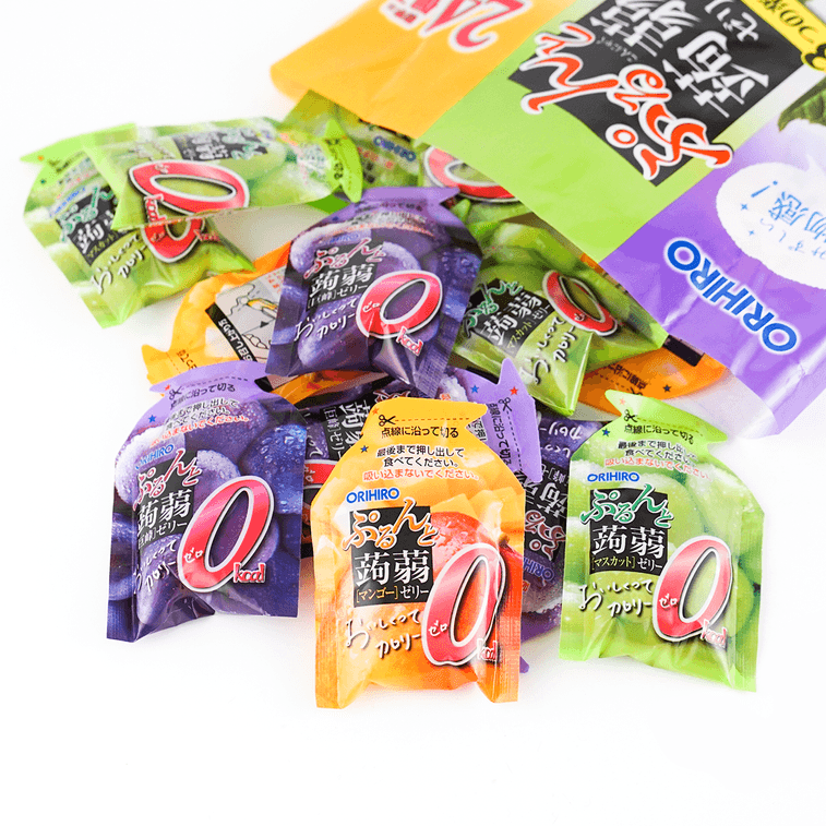 Fruit   Konjac Jelly,Kyoho Grape, Muscat Grape & Mango Flavor,0 Fat Low Calories, 24 Pieces, 15.23 oz 4