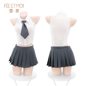 Pure Desire College Style Split Uniform Set Erotica Sexy Lingerie Erotica