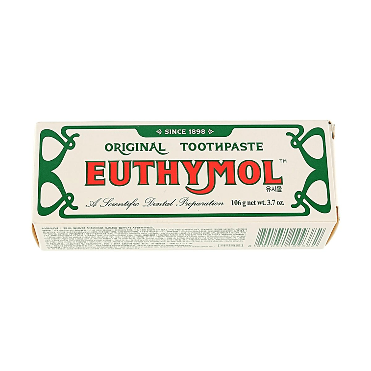 韩国EUTHYMOL悦滋木 原味牙膏 经典配方 抑菌护龈清新口气 106g  4
