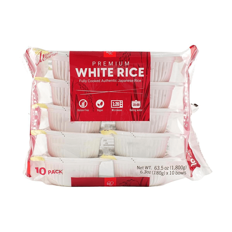 日本IRIS FOODS 即食优质白米饭 180g*10碗【无麸质素食】【微波炉80s速食】 3