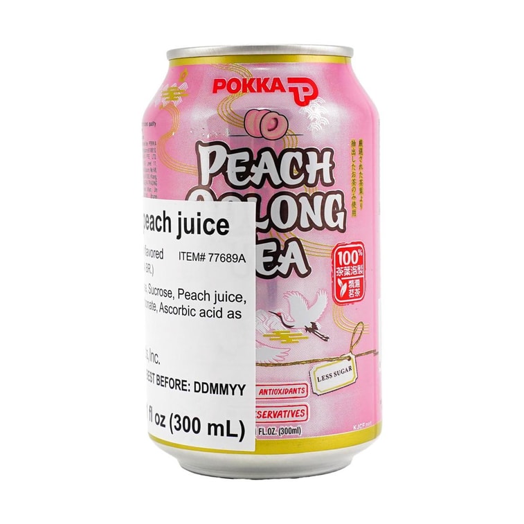 新加坡POKKA 水蜜桃乌龙茶 300ml 8