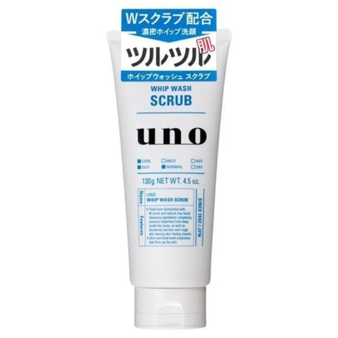 日本からの直送】日本製 SHISEIDO UNO メンズ スクラブ洗顔料 130g - Yami