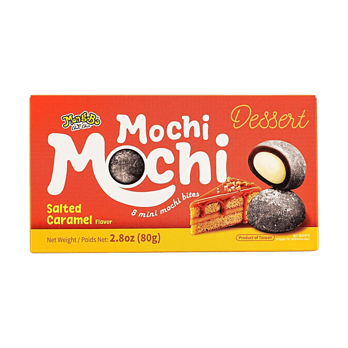 台湾MONGBO 夹心麻薯 咸焦糖味 80g