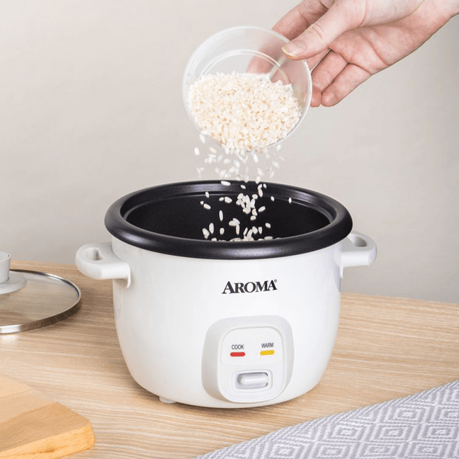 4-Cup Cooked Rice Smart Insulated Rice Cooker Mini Rice Cooker White Approx., 33.81 fl oz ARC-302NG