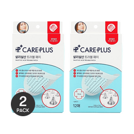 Careplus Acne Patch Red Salicylic Acid Micro Needle Anti-inflammatory Calming Patch 12pcs*2boxes
