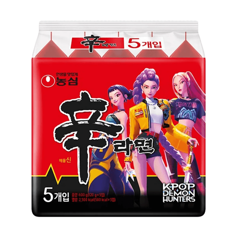 Kpop Demon Hunters Premium Shin Original Ramyun-Korean Version & US Version , 9 Bags, 38oz【Package varies】 15