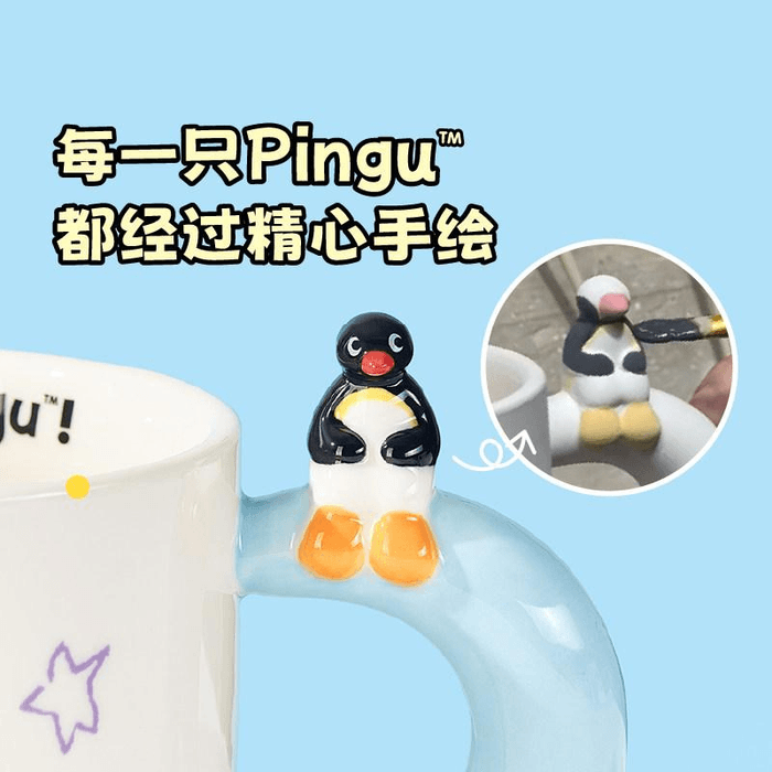 Pingu Co-branded Penguin Mug Desktop Cup Practical Upright Style