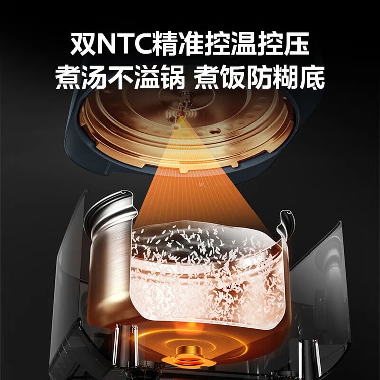 [미국발송] MIDEA 0코팅 스테인리스 라이너 압력솥 전기압력솥 더블라이너 5L/5Qt 110V 5