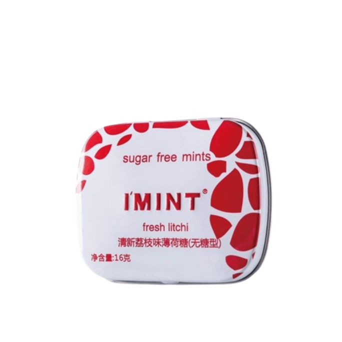 Sugar Free Mints Breath Freshening Long Lasting Healthy Kissing Fresh Lychee Flavour 1 Box