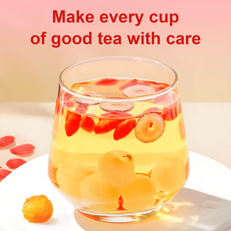  Seelo 美国现货 精品桂圆红枣枸杞茶200g 养生四宝元气花茶 5