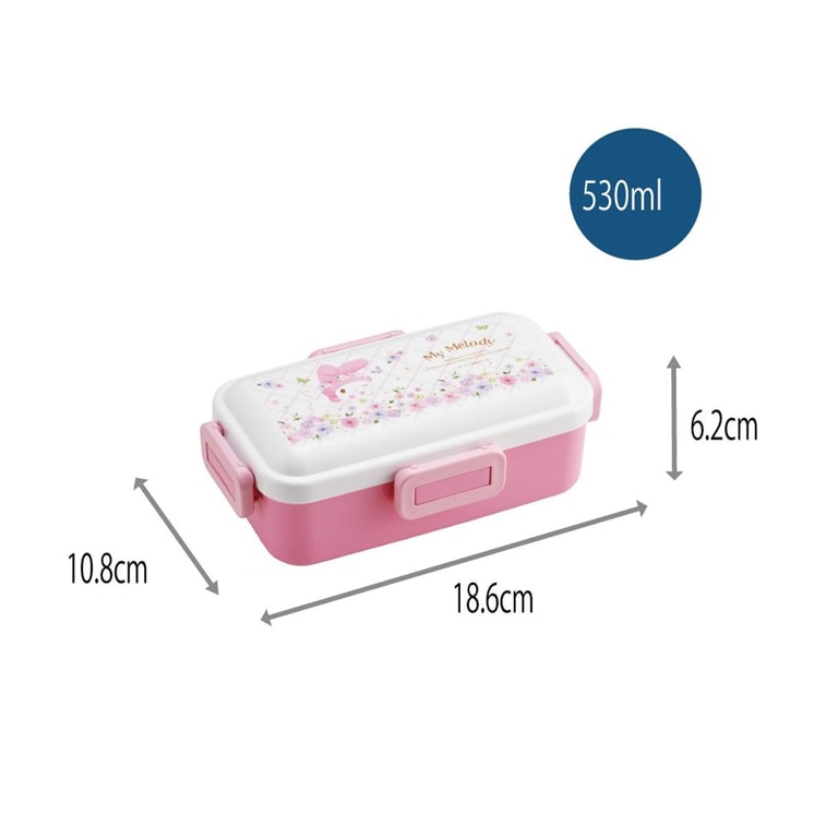 가벼운 도시락통, 마이멜로디 파스텔 수채화 패턴 3
