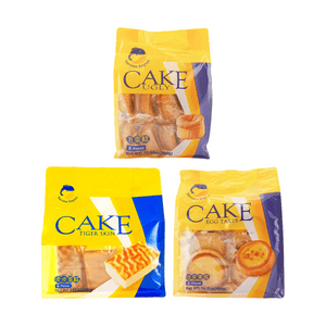 Ugly Cake+Tiger Skin Cake+Egg Tarts Cake, 36.31 oz【3 Combo Packs】【Full of Egg Flavor, Delicate and Soft】