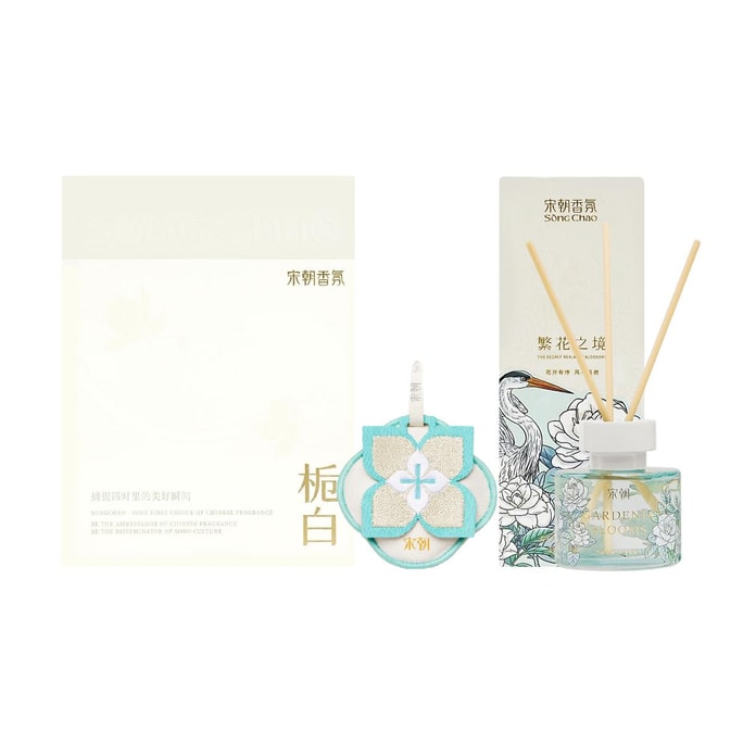 Flower Realm Series Flameless Aromatherapy Gardenia Blossom Fresh Floral Fragrance