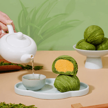 Dragon Well Tea Pastry Gift Box ,9 Pieces , 17.46 oz【The Year of The Horse】