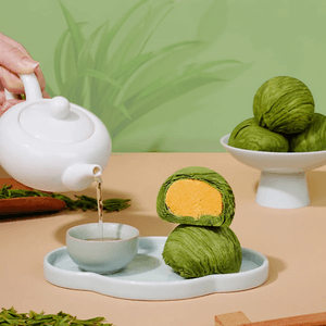 南宋胡记 龙井茶酥礼盒 9枚入 495g【咸蛋黄夹心中式糕点心伴手礼】【浙江杭州特产】【春节年货必买】