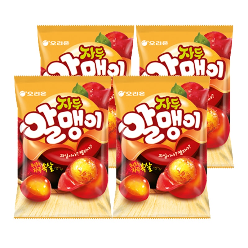 中国直邮】 韩国ORION 好丽友李子味剥皮软糖67g*4袋- 亚米