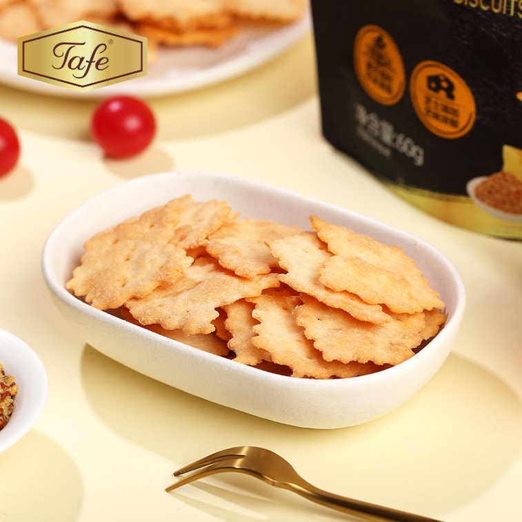 Wasabi Cheese Flavored Light Crispy Biscuits 60g 5