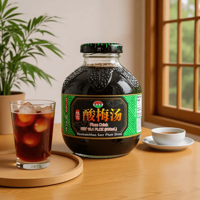 Osmanthus Plum Juice - Cool & Refreshing, 10.1 fl oz